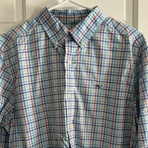 Vineyard Vines Multicolor Plaid Button Down Shirt